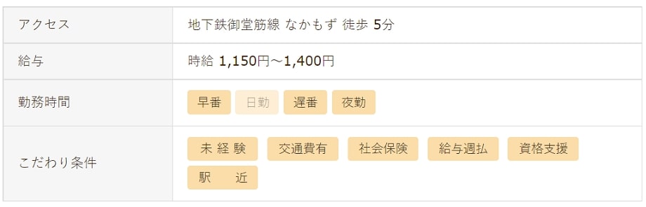 介護派遣求人例3