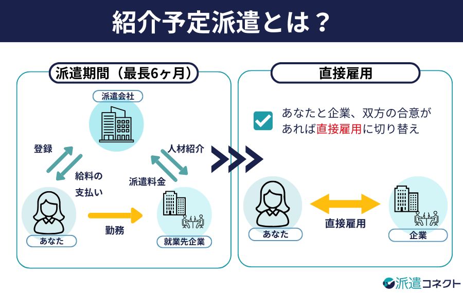 紹介予定派遣とは？簡単にポイントを解説